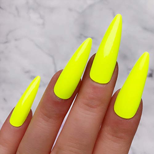 550 Piezas Uñas postizas de bailarina Puntas de uñas Stiletto Full Cover Uñas postizas transparentes