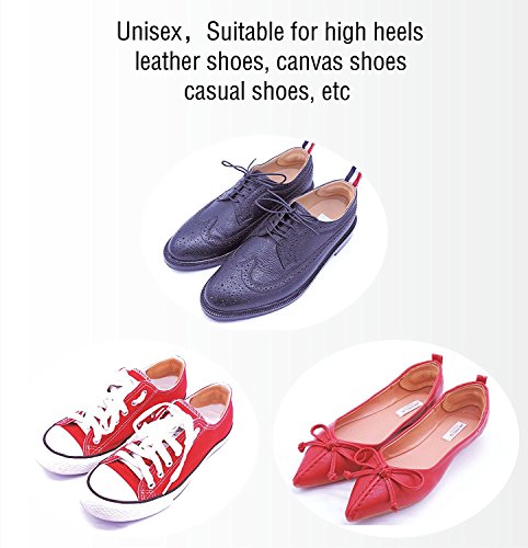 6 Pares Acolchado Talón Protección Plantillas High Heels Pads Cuero Talón plana Cuidado de los pies talón Cojín Protector de pies para juanetes Mujer herrens (Beige)