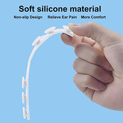 6 PCS Gancho de Máscara, Antideslizante La Máscara De Gancho, Máscara De Soporte para La Oreja para Prevenir el Dolor de Oído y Reducir los Signos de Presión Facial