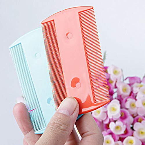 6 Piezas Peine de Piojos, Que Incluye 3 Dientes de Metal, 3 Peines de PlÁStico, Resistentes Y Duraderos Para El Cuidado, Para Limpiar La Caspa O Los Piojos (Color Aleatorio)