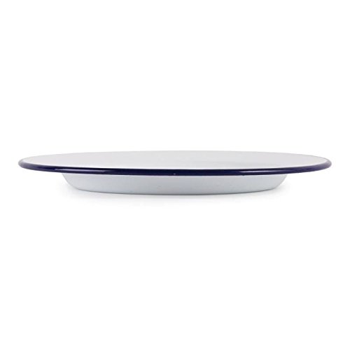 6 x Olympia esmalte placa de cena 245 mm servicio comedor cocina vajilla
