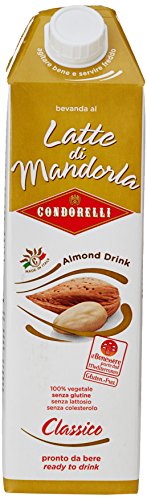 6x Condorelli Latte di mandorla 1l Almond Milk Drink Unsweetened