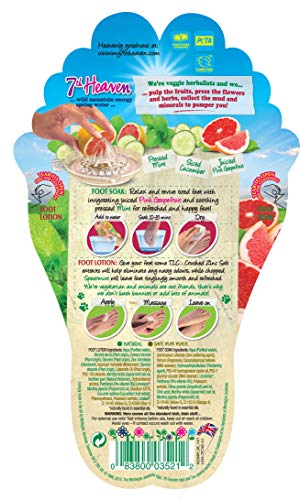 7th Heaven Foot Soak 12ml y loción para pies 5ml