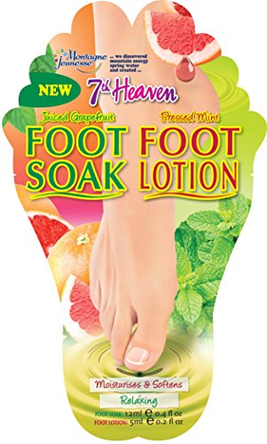 7th Heaven Foot Soak 12ml y loción para pies 5ml
