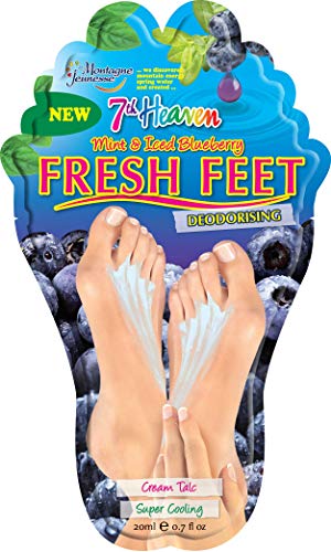 7th Heaven Fresh Feet Crema desodorizante refrescante - Menta y arándano helado, 20ml