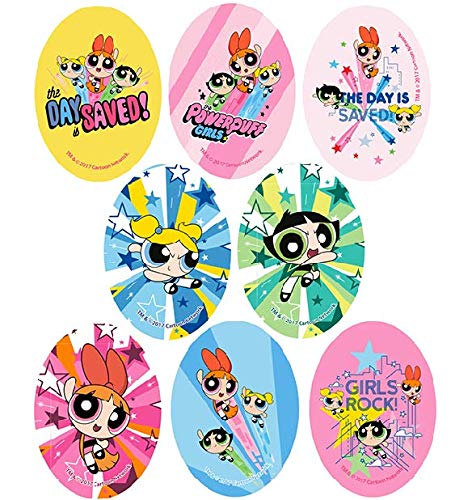 8 parches supernenas powerpuff serigrafiados para planchar - REF.6825-U8