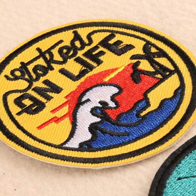 9 piezas Patch Sticker, parches bordados, Parches ropa Termoadhesivos, Parches ropa, Parches bordados cosidos, insignia de parche bordado para la camiseta Jeans Ropa Bolsas