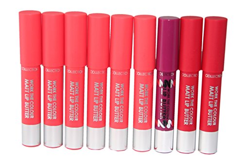 9 x Collection trabajo el color labios Butters | varios colores | al por mayor cosméticos