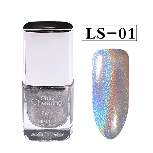 99AMZ 7ml Mini Glitter Esmalte de Uñas Semipermanente de Gel en Rotulador Brillo Esmaltes en gel Profesional Manicura Francesa Rojo Azul Rosa Esmaltes en gel Uñas de Gel UV LED (#01)