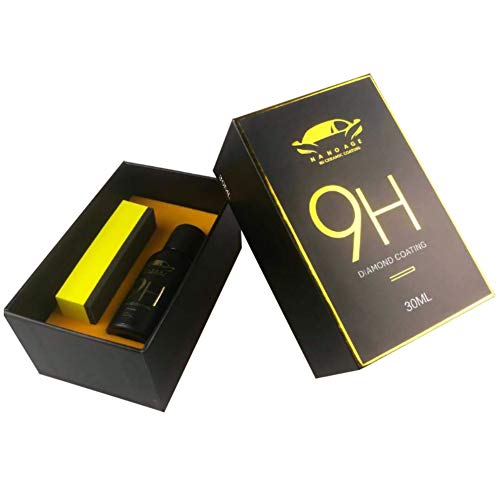 9H Nano Ceramic Coating, Greyghost Mr Fix Revestimiento Ceramico Coche, Super Hidrofóbico Pulido Car Coating, Anti Arañazos Coche Protección de Pintura