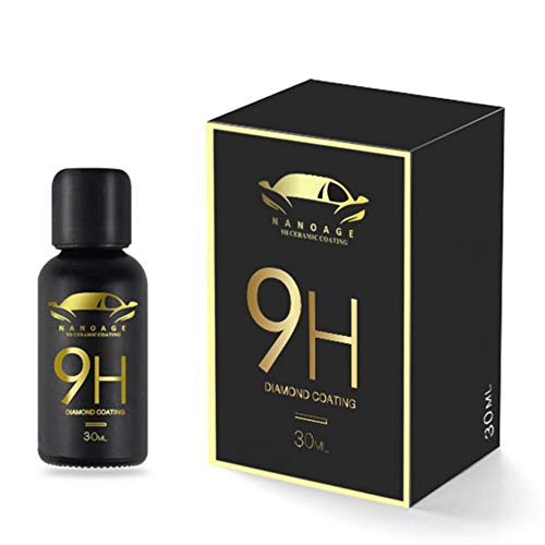 9H Nano Ceramic Coating, Greyghost Mr Fix Revestimiento Ceramico Coche, Super Hidrofóbico Pulido Car Coating, Anti Arañazos Coche Protección de Pintura