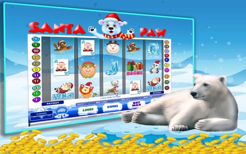 A Santa Paws Video Slots Polar Bear Machines - Vegas furry animals Online Mobile iceberg Bonuses Casino experience