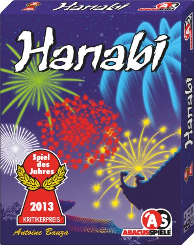 Abacus Hanabi - Juego de Tablero (Multi, 150g, 9,6 cm, 12,3 cm)