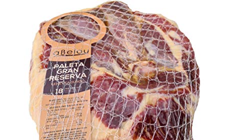aBeiou. Pieza 1kg Paleta JAMON DESHUESADO GRAN RESERVA DUROC PREMIUM. curación superior a 18–20 meses (jamón al vacío) fabricado en Guijuelo (Salamanca). Producto de la península Ibérica.
