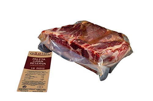 aBeiou. Pieza 1kg Paleta JAMON DESHUESADO GRAN RESERVA DUROC PREMIUM. curación superior a 18–20 meses (jamón al vacío) fabricado en Guijuelo (Salamanca). Producto de la península Ibérica.