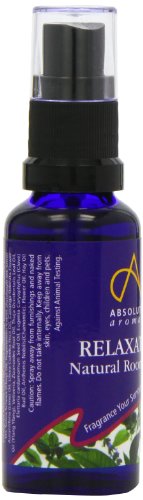 Absolute Aromas Spray Natural Relajante para Habitaciones 30ml con Aceites Esenciales de Bergamota, Lavanda, Vetiver y Petitgrain - Spray para antes de acostarse, ayuda a relajar el cuerpo y la mente