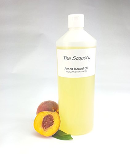 Aceite de kernel de melocotón 1 litro – Aceite portador para masajes, piel y tratamientos capilares – 100% puro y natural