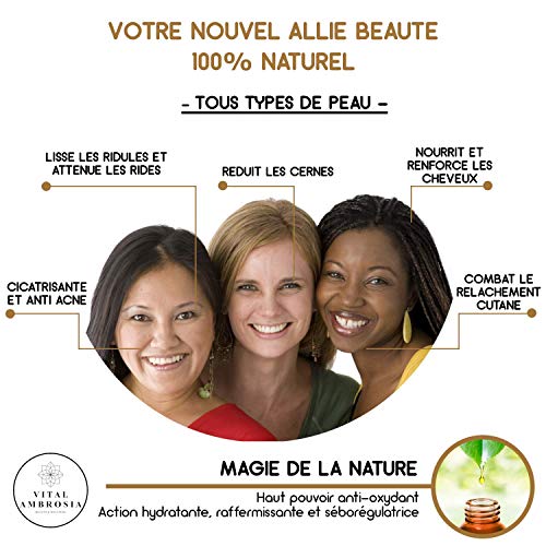 Aceite de nopal orgánico, contorno de ojos, corrector, potente antiarrugas, antienvejecimiento, más potente que el aceite de ricino, 30 ml