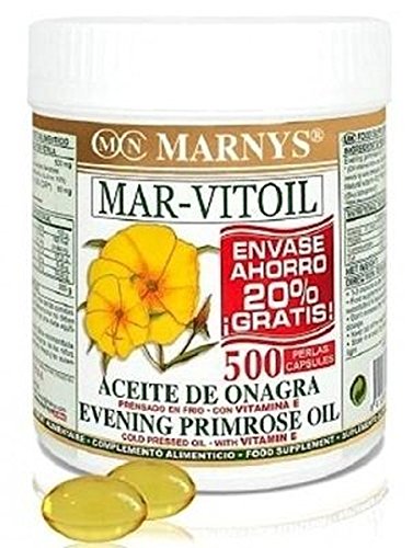 Aceite de Onagra (Mar-Vitoil) 400 perlas de 500 mg de Marny's