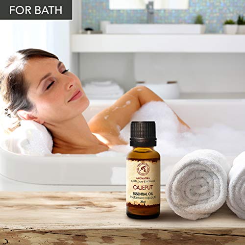 Aceite Esencial de Cajeput 20 ml - 100% Puro y Natural - Aromaterapia - Difusor - Lámpara de aroma - Sauna - Yoga