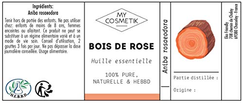 Aceite esencial de Palo de rosa - MyCosmetik - 10 ml