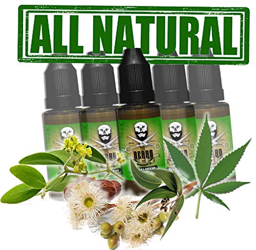 Aceite para Barba Crecimiento y Acondicionador en 6 Fragancias - 100% Natural - un más Grueso, Fuller más Barba. Jojoba Semilla 1/2oz Botella (15ml). Gratis Ultimate Guide To Ebook - 1/2oz/15ml