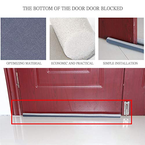 Acoser Burlete De Espuma Bajopuerta - Doble Rollo Aislante para Aislamiento Y ProteccióN contra Corrientes De Aire Y Ruido