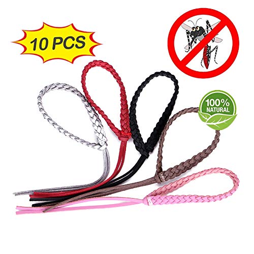 ACTOPP Pulsera Antimosquitos Banda de Muñeca Brazalete Repelente de Mosquitos de Infusiones Naturales-Pack Familiar-para Protección Interior, al Aire Libre, Viaje, Camping