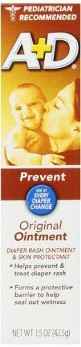 A+D Onguente para tratar el eritema glúteo – Fórmula original enriquecida con vitaminas A y D – 42,5 g