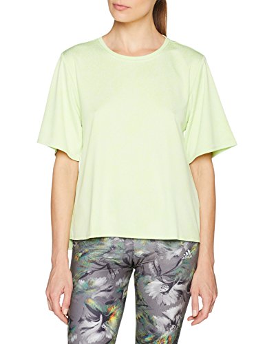adidas Cool Tee Camiseta, Mujer, Amarillo (Seamhe/Aerver), XS