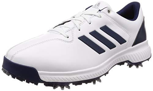 adidas CP Traxion, Zapatillas de Golf para Hombre, Blanco (Azul/Blanco Bb7904), 46 EU
