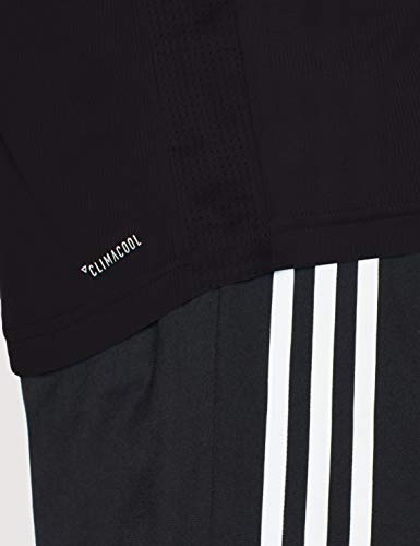 adidas D2m Cool Logo T Camiseta de Manga Corta, Hombre, Black, M