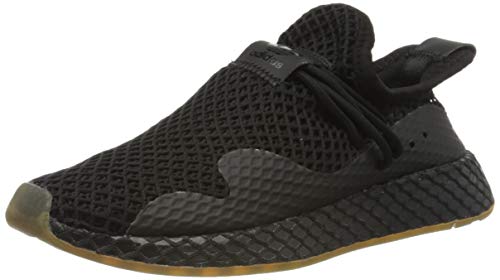 adidas Deerupt S, Zapatillas de Gimnasio para Hombre, Core Black Core Black Gum 3, 40 2/3 EU