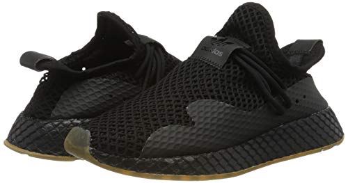 adidas Deerupt S, Zapatillas de Gimnasio para Hombre, Core Black Core Black Gum 3, 40 2/3 EU