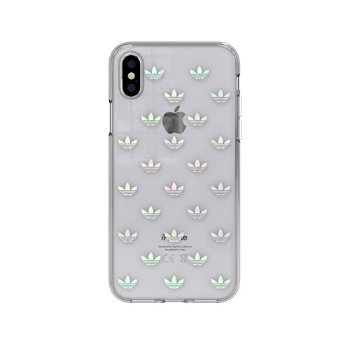 Adidas Originals - Carcasa para iPhone X/XS, Transparente