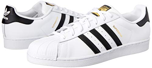 adidas Superstar, Zapatillas de deporte Unisex Adulto, Blanco (Ftwr White/Core Black/Ftwr White), 43 1/3 EU