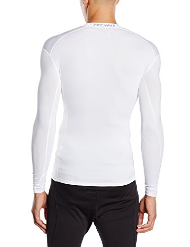 adidas TF Base LS Camiseta Interior, Hombre, Blanco, XL