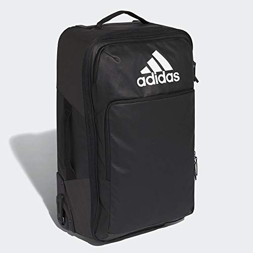 adidas T.Trolley M Bolsa Lona de Deporte, Unisex Adulto, Black/Black/White, NS