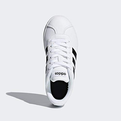 Adidas Vl Court 2.0 K, Zapatillas de deporte Unisex niños, Blanco (Ftwbla/Negbas 000), 37 1/3 EU