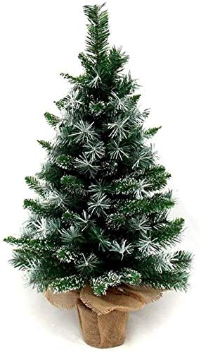 Adornos de Navidad Artificial Douglas Árbol de navidad, Apagado con bisagra Pino, árbol de decoración w / soporte plegable de metal for interiores y exteriores (Color: 2pcs, tamaño: 90 cm) , Regalo ex