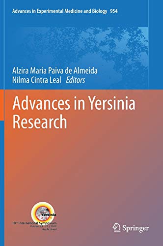 Advances in Yersinia Research: 954 (Advances in Experimental Medicine and Biology)