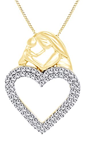 AFFY   oro 375  Oro amarillo de 10 quilates redondo   I-J IJ diamante blanco 