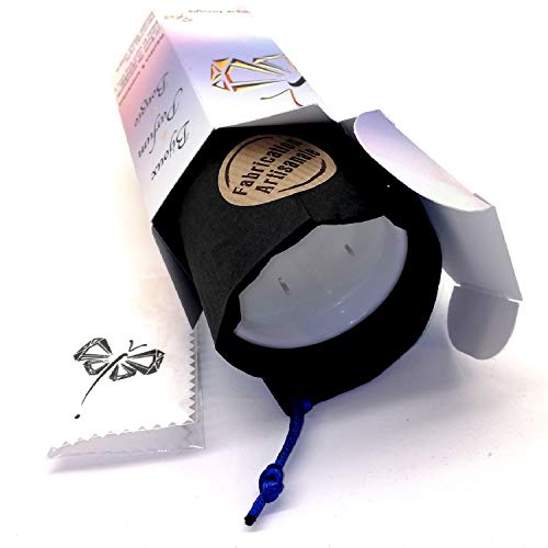 AG Artgosse - Vela con diseño de flor de cerezo y cristales de Swarovski para mujer, ambiente de fiesta de cumpleaños y Navidad