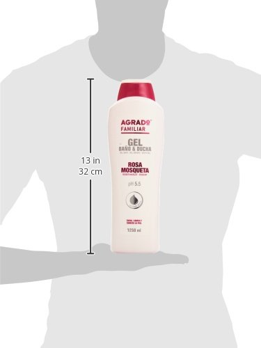 Agradº Familiar - Gel baño y ducha - Rosa Mosqueta - 1250 ml
