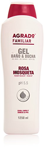 Agradº Familiar - Gel baño y ducha - Rosa Mosqueta - 1250 ml