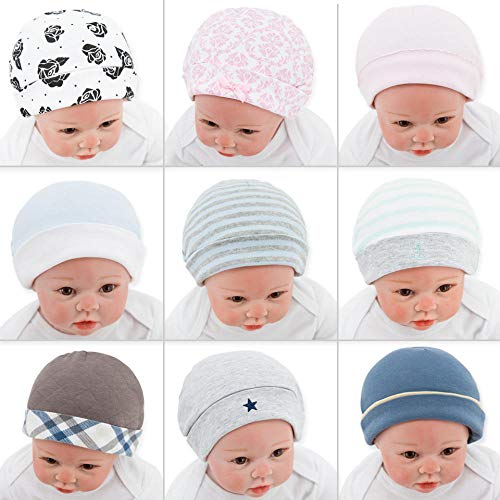 Aibccr Sombreros de bebé para recién Nacidos Gorros fetales de Madre y bebé Coreanos Sombreros al por Mayor Productos para bebés