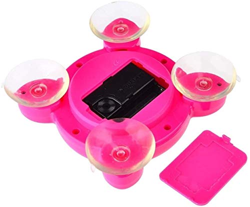 AIOJY Reloj De Succión, Teakpeak Resistencia Al Vapor De Agua Mini PM Vidrio Absorbente Copa Reloj,Rosado