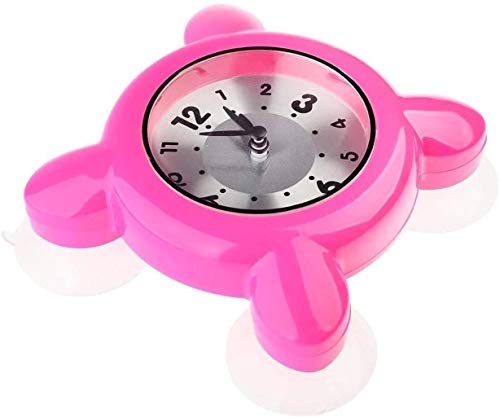 AIOJY Reloj De Succión, Teakpeak Resistencia Al Vapor De Agua Mini PM Vidrio Absorbente Copa Reloj,Rosado