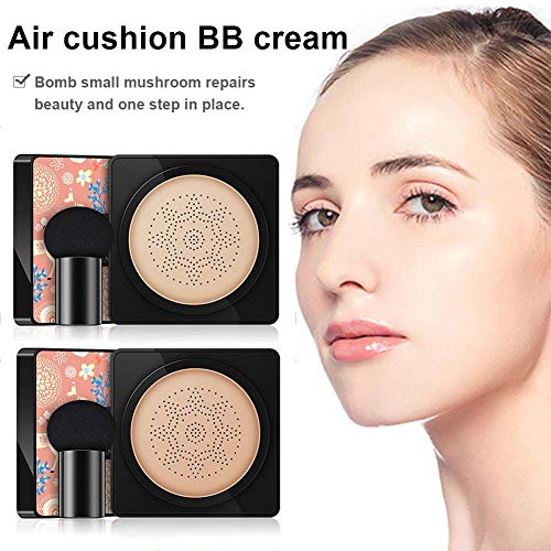 Air Cushion Foundation BB Cream Cushion Foundation Maquillaje Funda duradera Hidratante Compacto Natural Completo Hidratante Corrector Hidratante Medio Ocultante