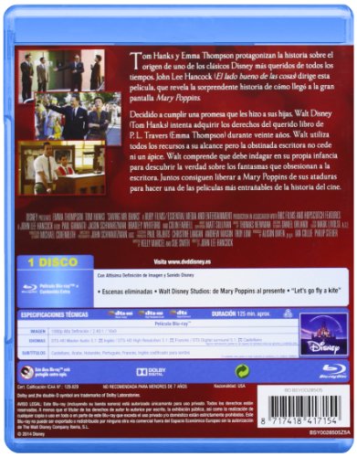 Al Encuentro De Mr. Banks [Blu-ray]